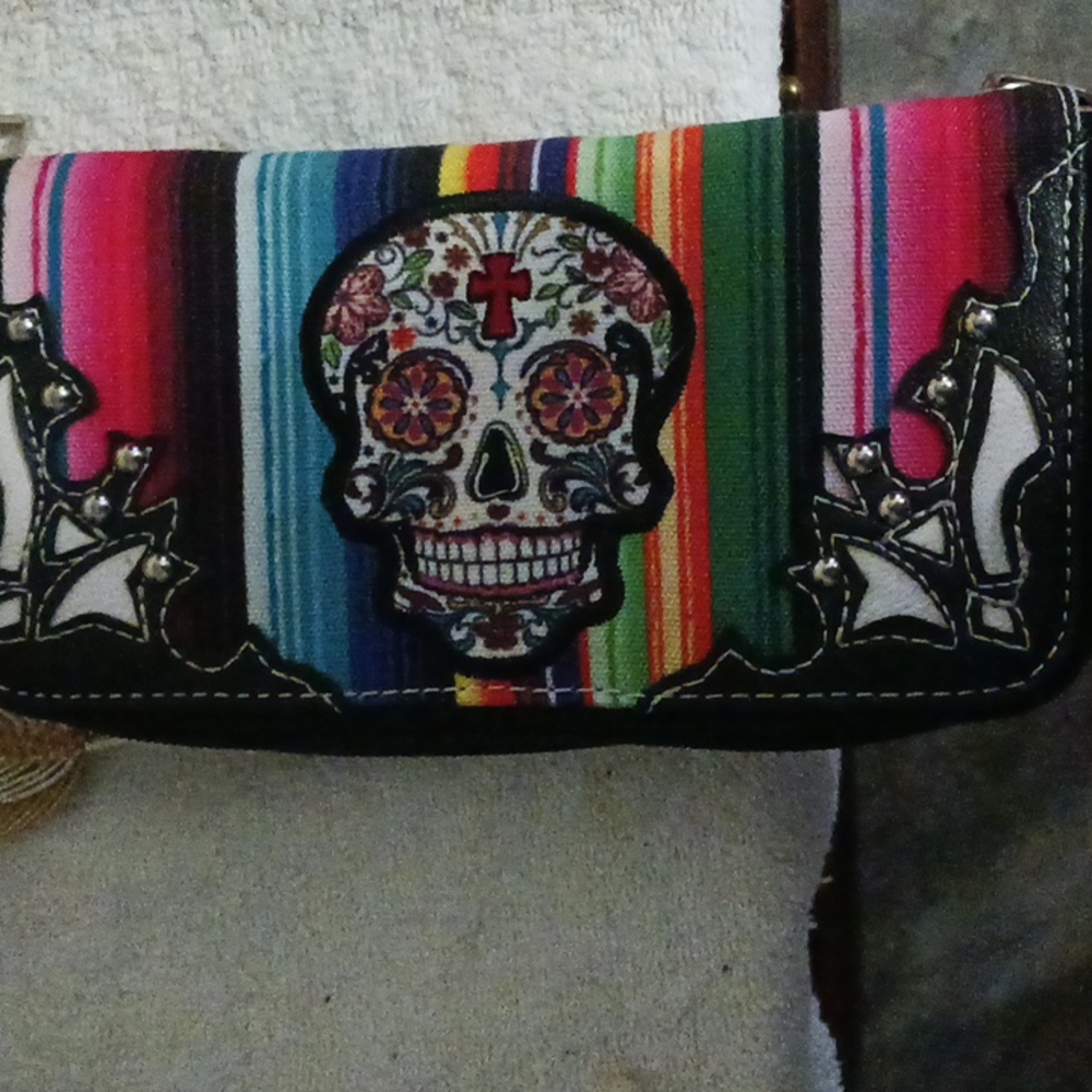 Wallet with wristband